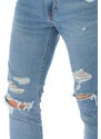 jeans da uomo Levi's stone washed con rotture