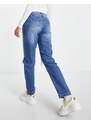 Parisian Tall - Mom jeans con strappi blu medio