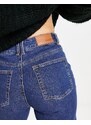 Object - Jeans a fondo ampio in denim di cotone blu scuro