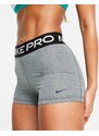 Nike Training - Pro 365 Dri-FIT - Pantaloncini grigi da 3 pollici-Verde