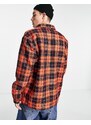 Carhartt WIP - Arden - Camicia giacca arancione a quadri