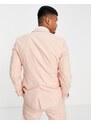 New Look - Giacca da abito slim rosa