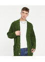 Reclaimed Vintage - Cardigan oversize verde