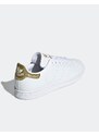 adidas Originals - Stan Smith - Sneakers bianche e oro-Bianco