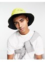 Consigned - Cappello da pescatore double-face nero e giallo