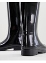 Hunter - Original Refined Tall - Stivali da pioggia neri lucidi-Nero
