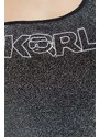 Karl Lagerfeld costume da bagno colore grigio