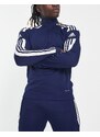 adidas performance adidas - Football Squadra 21 - Felpa blu navy con zip corta