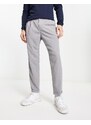 New Look - Pantaloni grigi con doppie pieghe sul davanti-Grigio