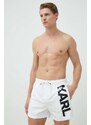 Karl Lagerfeld pantaloncini da bagno colore bianco