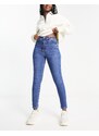Bershka - Mom jeans comfort color blu medio