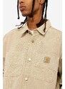 Carhartt WIP Camicia GLENN in cotone beige