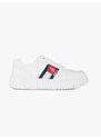 Tommy Hilfiger Flag Low Cut Lace Up Sneakers Basse Donna Bianco Taglia 36
