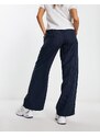 ASOS DESIGN - Pantaloni blu navy a righe-Multicolore