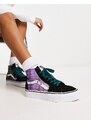 Vans - SK8-Hi - Sneakers affusolate viola e nere