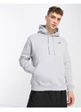 Nike Club - Felpa con cappuccio grigio lupo