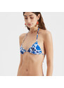 LaDoubleJ Swimwear gend - Triangle Bikini Top Wildbird Blu XS 80% Polyamide 20% Elastane