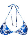 LaDoubleJ Swimwear gend - Triangle Bikini Top Wildbird Blu XS 80% Polyamide 20% Elastane