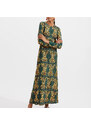 La DoubleJ Dresses gend - Long Sleeve Swing Dress Tiger Tiles XS 96% Viscose 4% Elastane