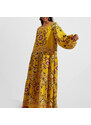 La DoubleJ Treasure Trove gend - Vesta Dress (Placée) Melograno Giallo Placée S 100% Silk
