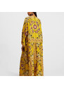 La DoubleJ Treasure Trove gend - Vesta Dress (Placée) Melograno Giallo Placée S 100% Silk