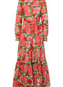 La DoubleJ Dresses gend - Bellini Dress Pink Dahlias XS 100% Cotton