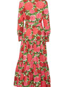 La DoubleJ Dresses gend - Bellini Dress Pink Dahlias XS 100% Cotton