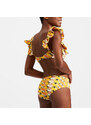La DoubleJ Swimwear gend - Ruffle Bikini Top Third Eye XS 92%POLYAMMIDE 8%ELASTANE