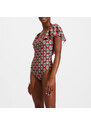La DoubleJ Swimwear gend - Scarlett Swimsuit Mezzaluna Pink XS 92%POLYAMMIDE 8%ELASTANE