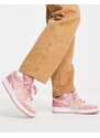 Air Jordan - 1 Low SE - Sneakers basse in velluto rosa ruggine