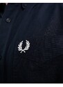 Fred Perry - Camicia Oxford blu navy