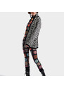 La DoubleJ Knitwear gend - Cozy Cardigan Black / White XS 100% WOOL MERINO