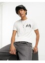 AllSaints - Badlove Brace - T-shirt bianco ottico