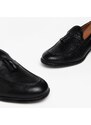 NeroGiardini E302780UE Mocassino uomo in pelle nera