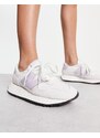 New Balance - 237 - Sneakers bianche e lilla-Bianco