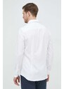 Emporio Armani camicia in cotone uomo colore bianco