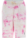 Freddy Pantaloncini in french terry con stampa tye-die all over