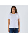Dondup t-shirt regular in jersey bianco