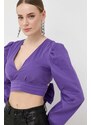 Patrizia Pepe camicetta donna colore violetto