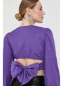 Patrizia Pepe camicetta donna colore violetto