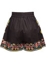 La DoubleJ Shorts & Pants gend - Pull-Up Shorts (Placed) Borboni Placee Nero L 100% Cotton