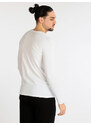 Coveri Collection T-shirt Manica Lunga Uomo In Cotone Bianco Taglia Xl