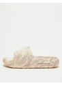 adidas Originals - adilette 22 - Sliders color sabbia effetto marmo-Giallo