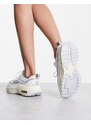 Nike - Air Max Bliss - Sneakers in camoscio bianche e argento-Bianco