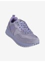 Saralòpez Sneakers In Pelle Donna Con Platform Basse Viola Taglia 37