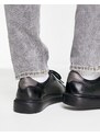 Dune - London - Sneakers nere con zip laterale-Black