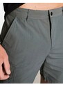 New Look - Pantaloncini cargo in nylon verde