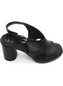 Sandalo pelle tacco donna Mjus Black - T57001 -