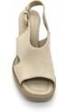 Sandalo pelle tacco donna Mjus Cappuccino - T57001 -