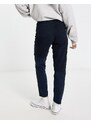 Waven - Jeans mom extra larghi con cuciture blu a contrasto
